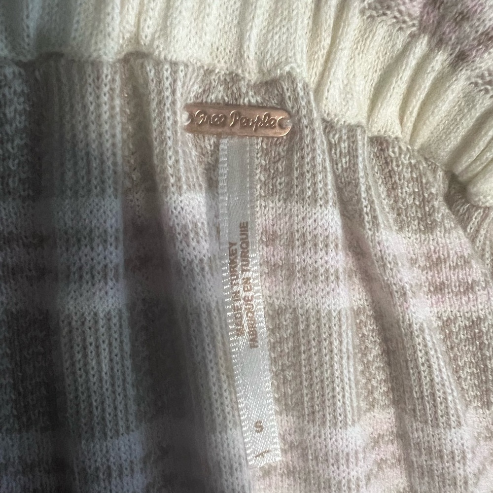 Free people knit off the shoulder long dress